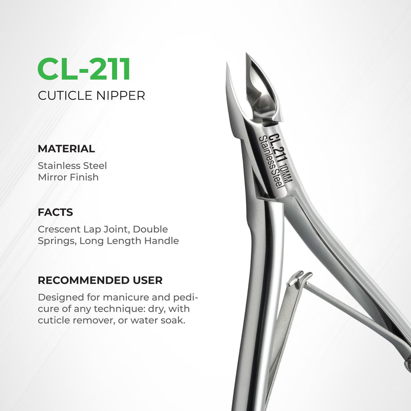NGHIA Professional Cuticle Nipper CL-211 | Stainless Steel (7MM) | Salon Quality & Surgical Grade | Precision Cuticle Trimmer 7MM - BeesActive Australia