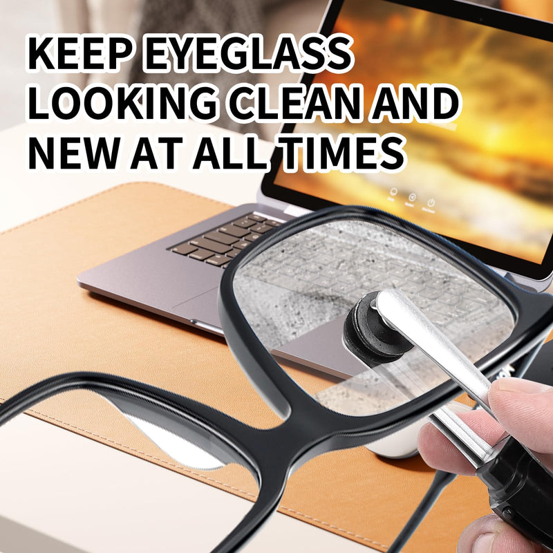 Eyeglass Cleaner Pads Replacement for Peeps CarbonKlean Eyeglass Cleaner, 10 Pcs for Peeps Replacement Pads, Eye Glasses Cleaning Brush Pad Tool, for Cleaning Fingerprint of Reading Glasses and Lens