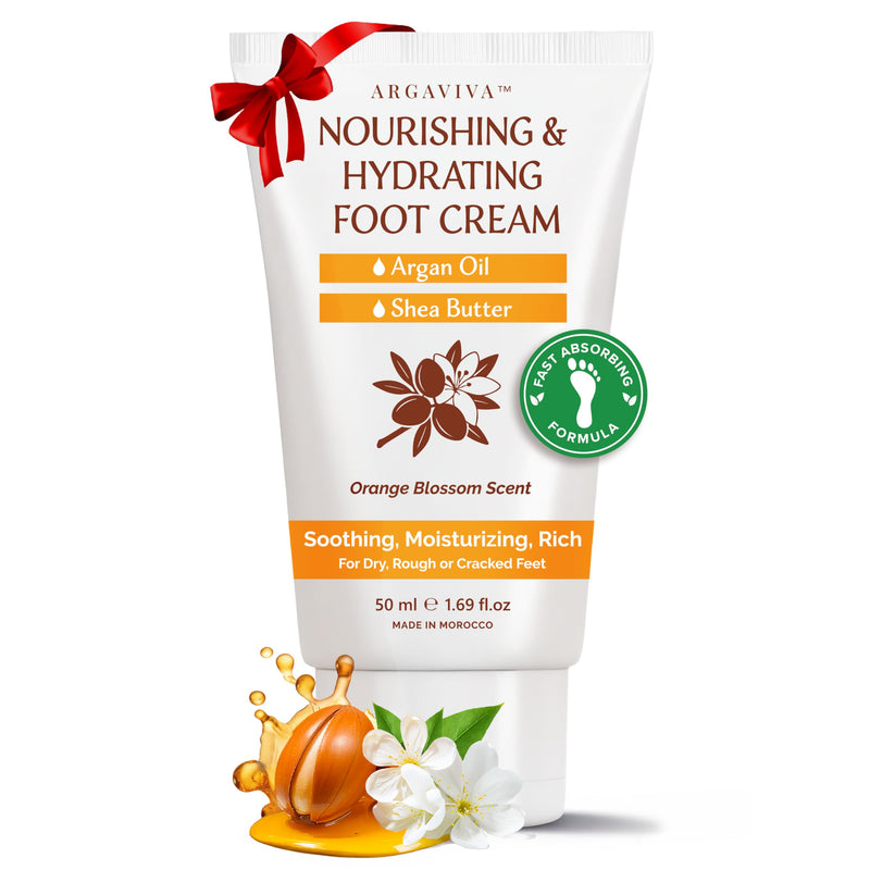 Foot Cream for Dry Cracked Heels and Feet Moisturizer with Argan Oil, Shea Butter & Vitamin E – Hydrating Foot Lotion for Dry Cracked Feet for Women – Smooth, Fast-Absorbing, Non-Sticky Care - BeesActive Australia
