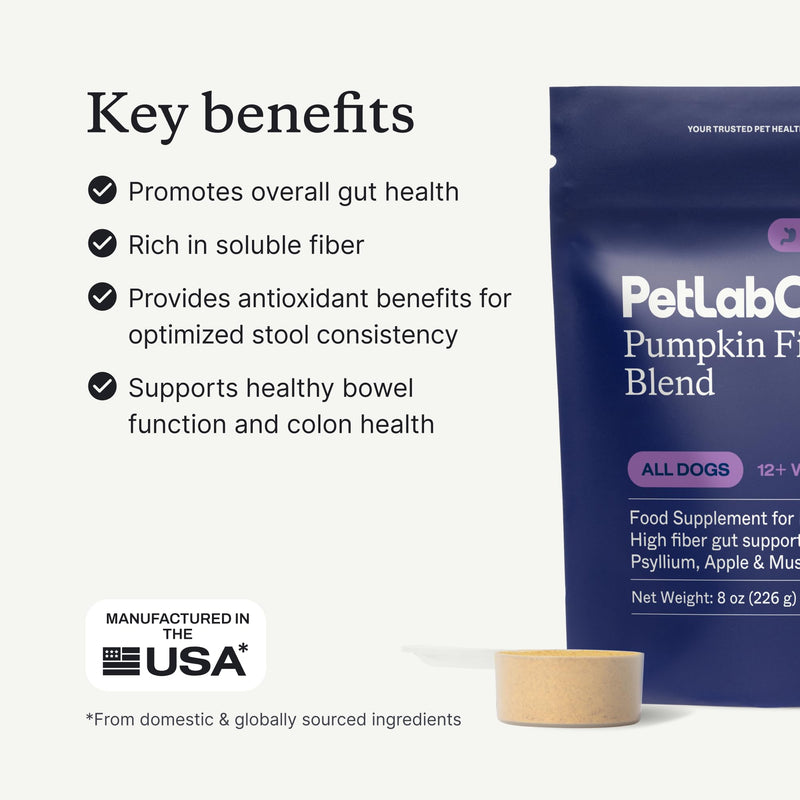 PetLab Co – Gut & Digest Bundle: Pumpkin Powder Blend for Firm Stools & Healthy Digestion. Pork-Flavored Probiotic Chews to Support Gut & Immune Health – Easy to Use – Advanced Formulas