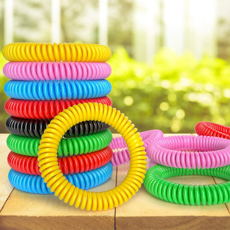 18 Pack Mosquito Repellent Bracelets for Adults & Kids, DEET-Free Waterproof Bands, Individually Wrapped Repellent Wristbands - BeesActive Australia