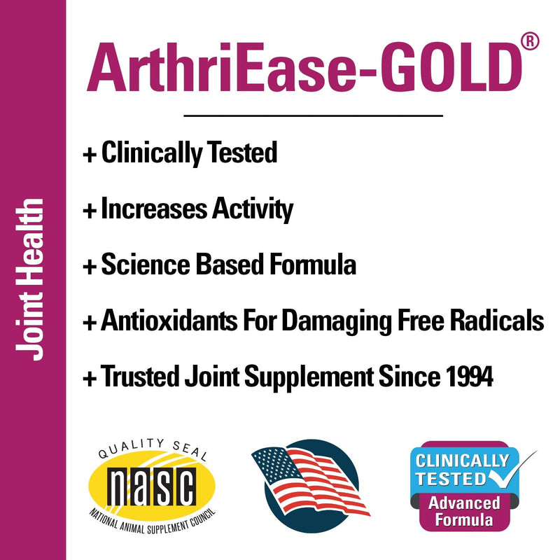 Vet Classics ArthriEase-Gold Hip & Joint Support for Dogs, Cats– Pet Health Supplement Powder – Alleviates Aches, Discomfort – For Flexibility, Healthy Joint Function – Antioxidants – 5 Oz 5 oz Powder - BeesActive Australia