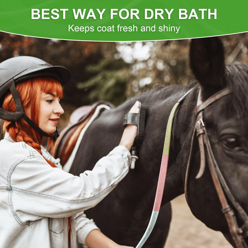 Daily Preventative Powder for Horses - Coat & Skin Care for Horses, Soothes Sweet Itch and Eliminate Odors- 8oz Horse Dry Shampoo 8 oz - BeesActive Australia