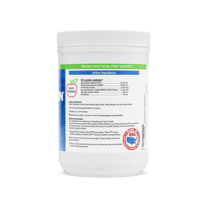 Nutramax Cosequin ASU Joint Health Supplement for Horses - Powder with Glucosamine, Chondroitin, ASU, and MSM, 500 Grams - BeesActive Australia