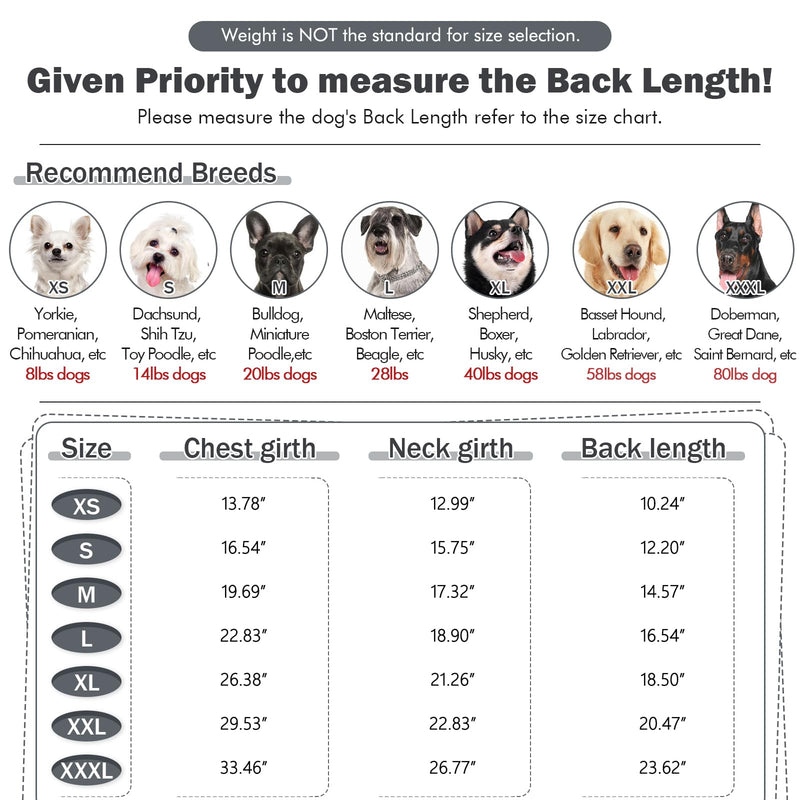 DENTRUN Windproof Winter Warm Fleece Medium Dog Coat Reversible Puppy Jacket Reflective Soft Pet Vest, Cold Weather Dog Sweater Apparel Leash Access Overcoat for Medium Breeds, Burgundy, M - BeesActive Australia