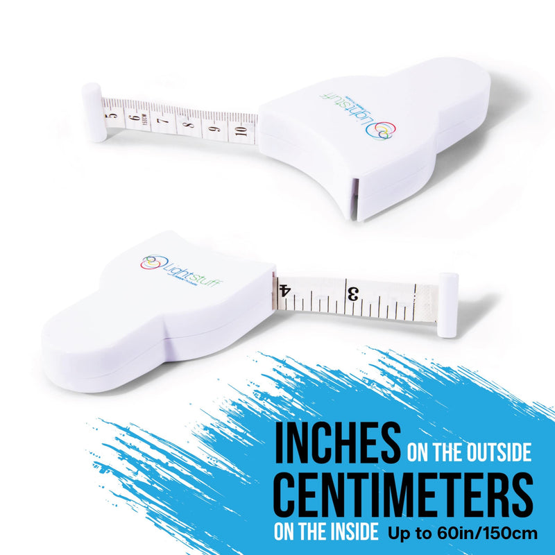Essential Body Health Tools - Fat Caliper Plus Body Tape Measure - Check Your Fat Percentage and Body Measurements at Home without Anyone's Help - Body Fat Charts and Instructions Included - BeesActive Australia