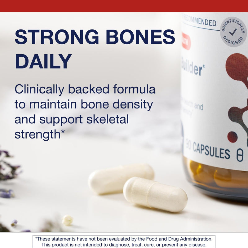 Metagenics Bone Builder Plus MCHC, Bone Density Support, 90 Capsules | Bone Health Supplement, 90 mg Calcium with Microcrystalline Hydroxyapatite (MCHC), Supports Bone Mineral Density, Gluten-Free 90 Count (Pack of 1)