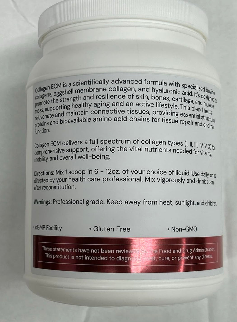 VitaBoost Systemic Formulas Collagen ECM #613, Bio Basic Collagen Powder Promotes Hair, Nail, Skin, Collagen Supplement and Keychain Pill Holder Vanilla 1.88 Pound (Pack of 1)