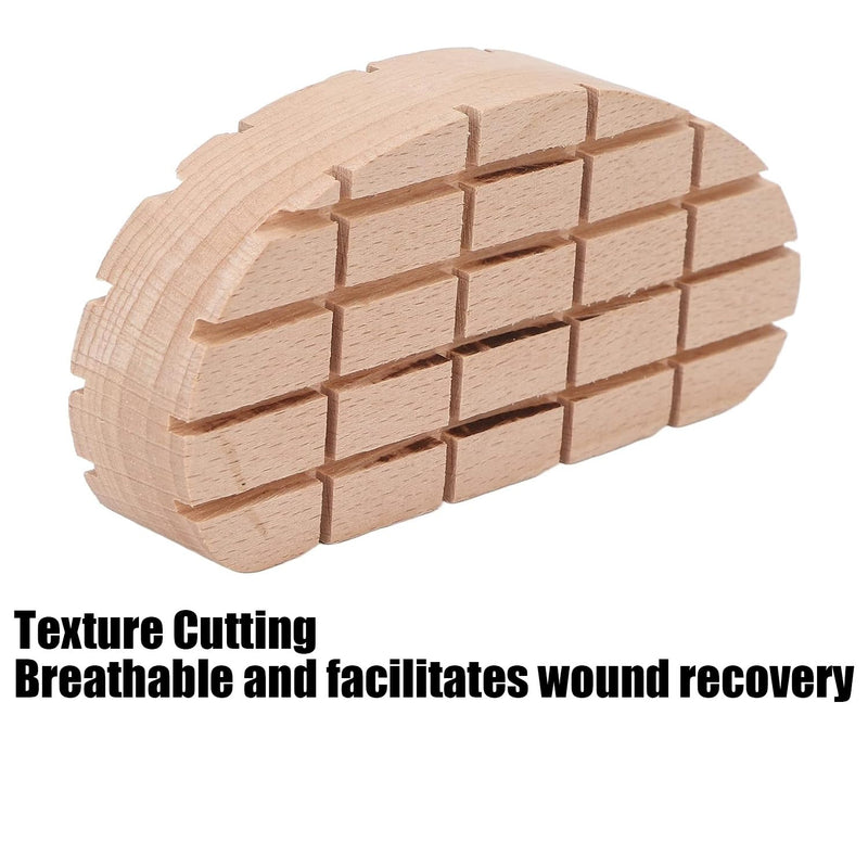 2Pcs Cow Hoof Cattle Horses Hoof Pads Wooden Hoof Mat Easy to Paste Breathable Protection for Lameness Treatment Block Used by Dairy Famers - BeesActive Australia