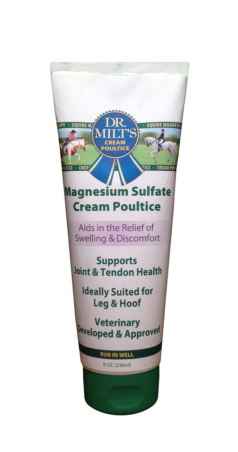 Dr. Milt's Horse Topical Epsom Salt Pain Relief Ointment Rub: Poultice and Liniment Cream. 1-8oz Cream 8 oz - BeesActive Australia