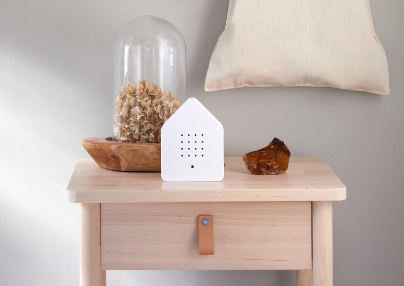 Original Birdybox White - Modern Nature Sound Box - Relaxing Cheerful Bird Concert - Motion Sensor with Sound - Relaxing Tool Classic - BeesActive Australia