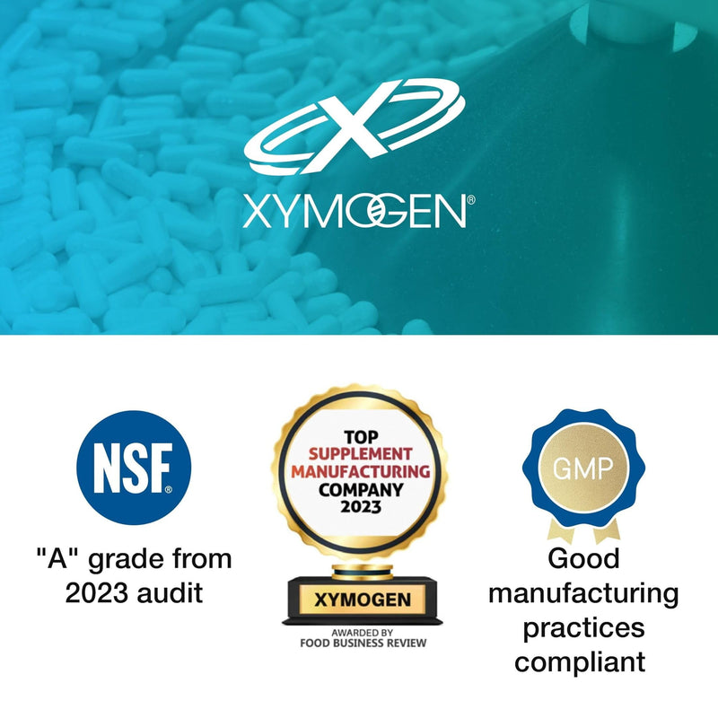 XYMOGEN SynovX Calm - Neuromuscular Relaxation Support with Valerian Extract - Calcium, Magnesium & Potassium - Vegetarian, Non-GMO & Gluten-Free - 60 Capsules