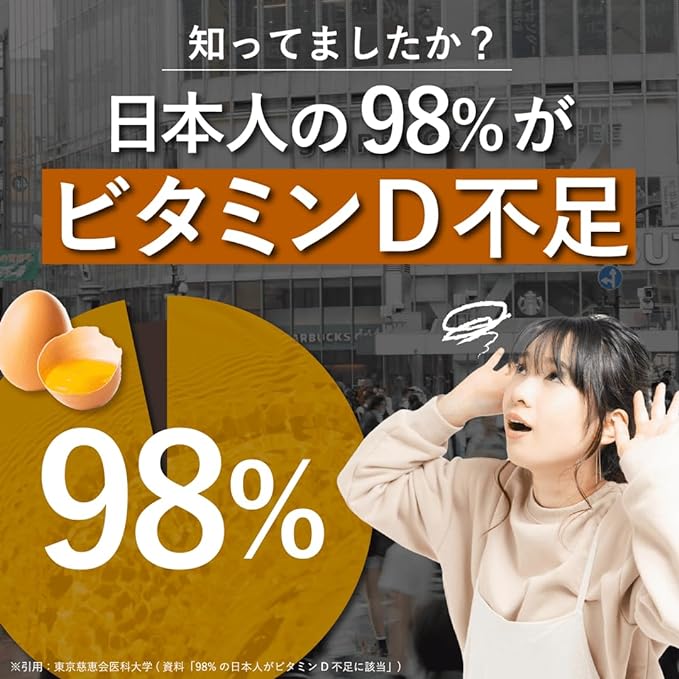 [60 days supply/60 tablets] Vitamin D3 1,400IU large capacity soft capsule manufactured in Japan Small easy to swallow supplement 14 egg yolks - BeesActive Australia