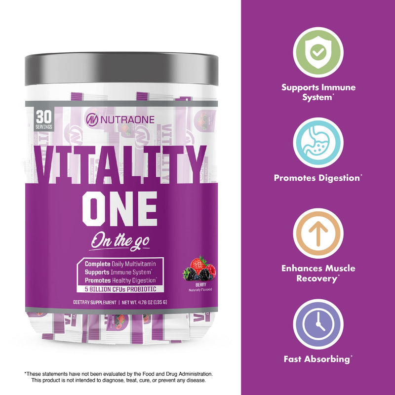 NutraOne VitalityOne on The Go (Berry)