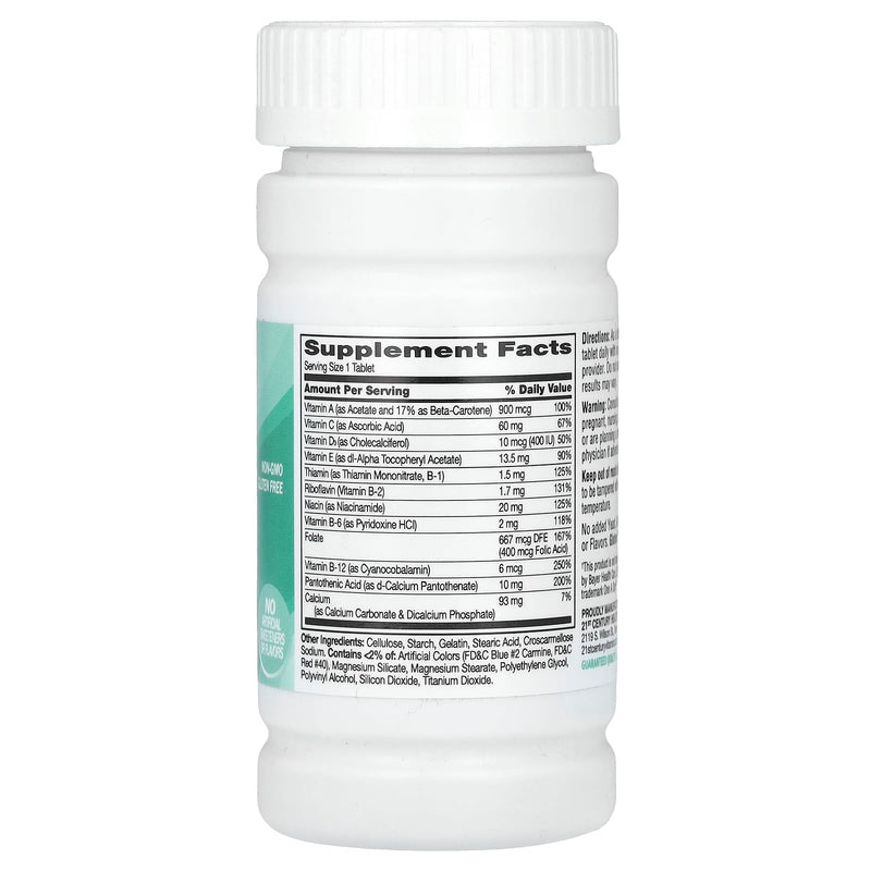 21st Century One Daily Essential Multivitamin Multimineral, 100 Tablets | Complete Once-Daily Multivitamin & Multimineral, Compare VS. One A Day® Essential, Adults, Comparable to the Leading Brand 1