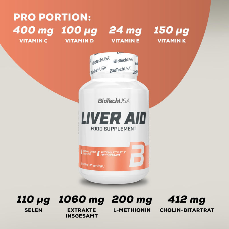 Liver Aid 60 tabs - BeesActive Australia