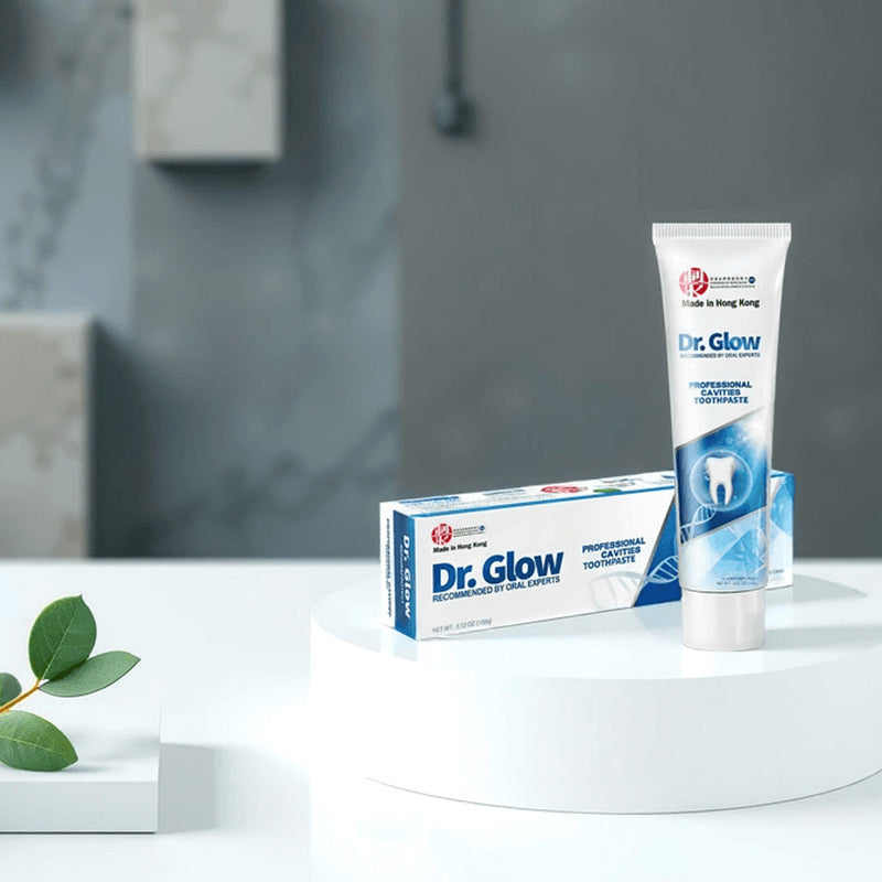 Dr. Glow Adult Cavity Repair Toothpaste, Cavity Reversing Hydroxyapatite Toothpaste, Cavity Filler for Tooth Remineralization, Tooth Decay Treatment Repair, Enamel Repair Cavity Remover, Fluoride Free 3.52 Ounce (Pack of 1)