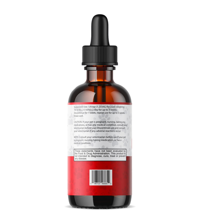 Safe Bio Zone- Intestinal Cleanse for Dogs and Cats, Digestive and Intestinal Support, Liquid Herbal Supplement for Gut, Health and Support, Promotes Beneficial Flora Growth, 4 Fl Oz - PawsPlanet Australia