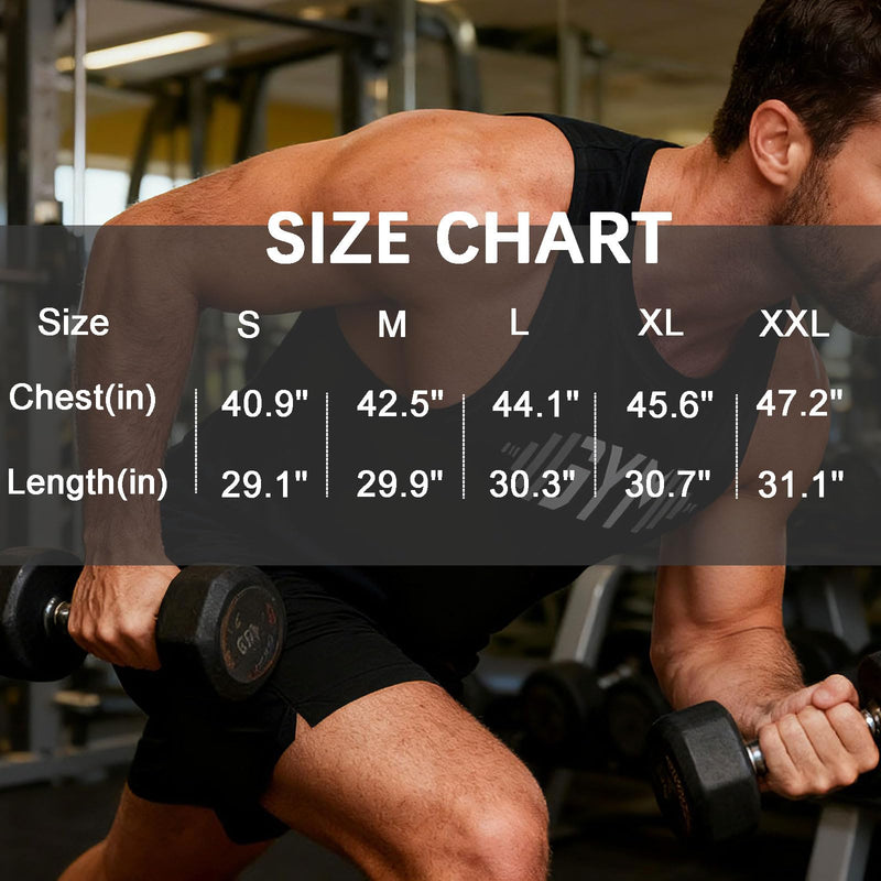 Men's Gym Workout Tank Tops Y-Back Muecle Tee Stringer Fitness Bodybuilding Sleeveless T-Shirts Large Bk+wt