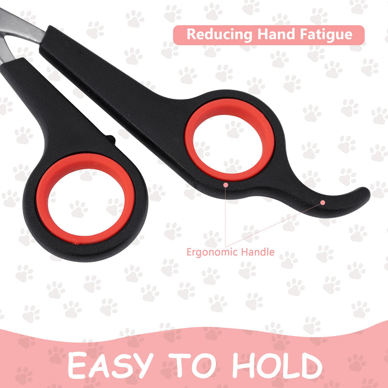 Quacc Professional Cat Nail Clipper Non-Slip Big Handles Claw Trimmer Safe Sharp Stainless Steel Scissor Small Pet Animal Grooming Clipper for Small Dogs, Puppies, Rabbits, Birds - BeesActive Australia