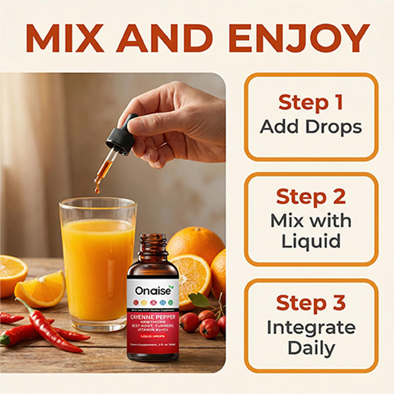 Cayenne Drops – Plant-Based Liquid Wellness Blend with Beetroot Hawthorn Turmeric and Vitamins D3 K2 – Clean Daily Routine Formula for Balanced Lifestyle (2) 2