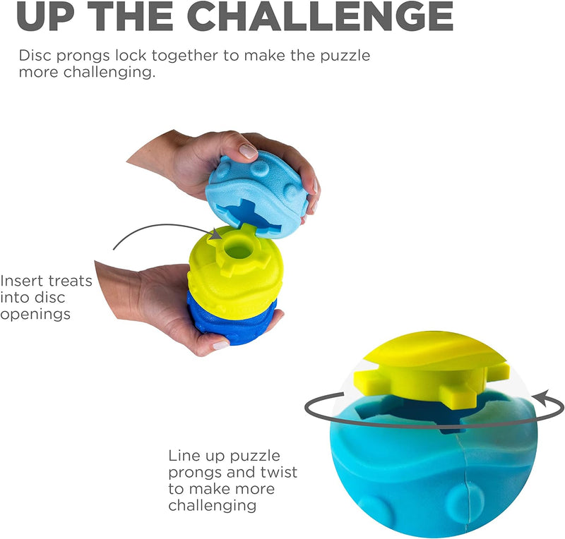 Outward Hound Treat Locking Discs Dog Treat Dispenser Puzzle Toy - BeesActive Australia