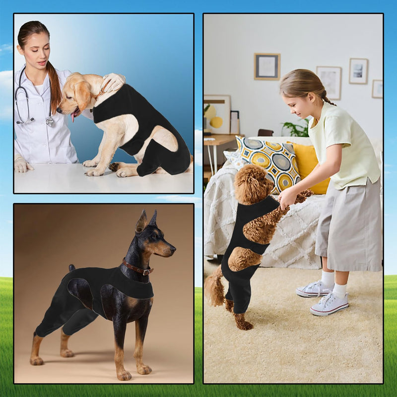 Dog bodysuit for hind legs, dog bodysuit after surgery body, puppy after surgery dog bodysuit, dog bodysuit after surgery with leg, anti-wound licking surgery bodysuit dogs, dog bodysuit after surgery, for hair loss, anti-licking, wound protection - BeesActive Australia
