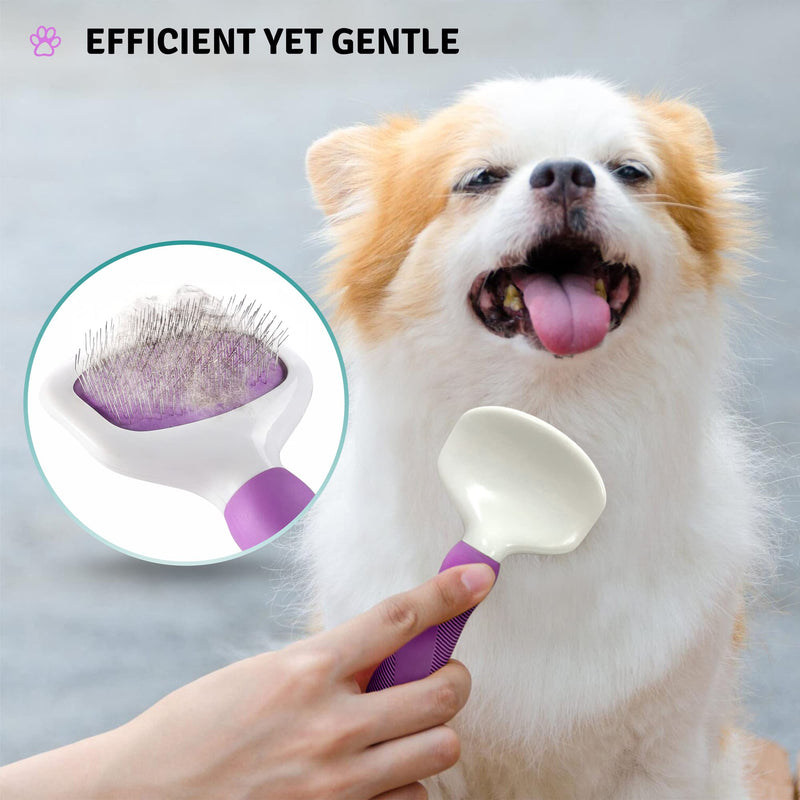 Poodle Pet Detangling Pet Comb + Dematting Fur Rake Comb + Slicker Brush Bundle - BeesActive Australia