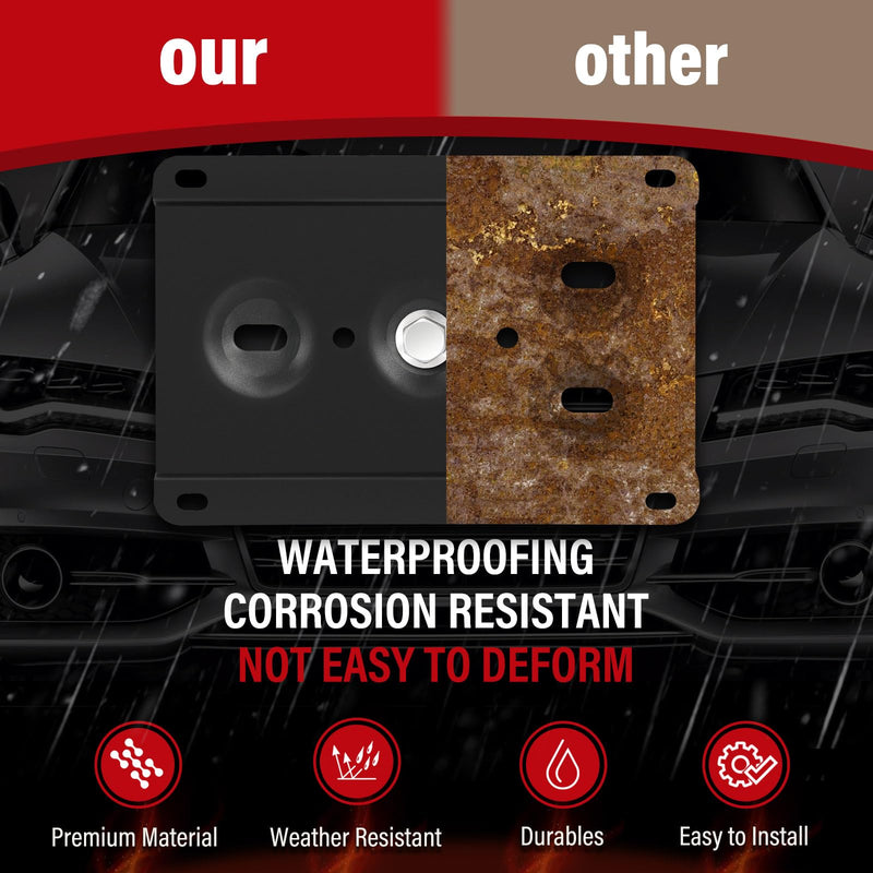 No Drill Front License Frame Compatible with Jeep Compass MP/552 Grand Cherokee WK2 Grand Cherokee 4xe WL Grand Wagoneer WS Wagoneer WS Anti-Theft License Plate Grille Mount Holder Car Tag Covers Compass MP552,GC WK2/4xe WL,GW WS,Wag WS - BeesActive Australia