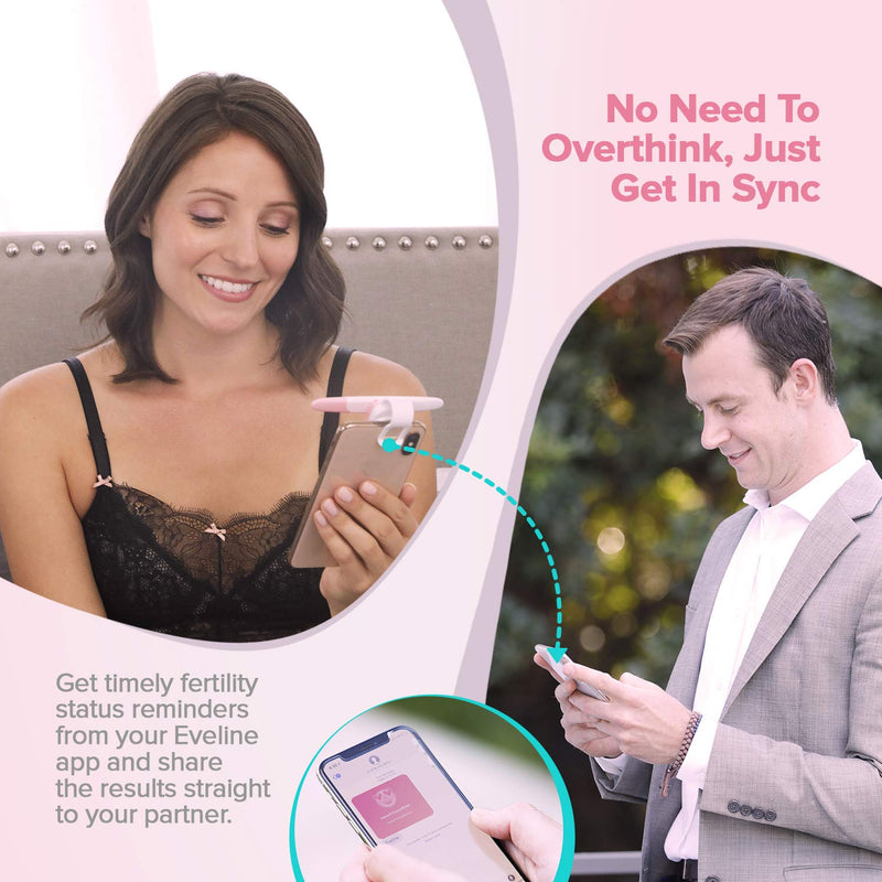 Eveline Digital Ovulation Test Predictor Kit - 5 Easy at Home Ovulation Test Strips with Smart Scanner for One Cycle, Digital Results on Eveline App, 99% Accuracy, FSA/HSA Eligible 5 Count (Pack of 1) - BeesActive Australia