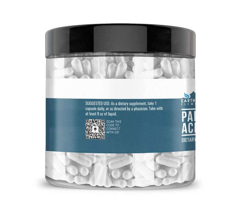 Earthborn Elements Pantothenic Acid 200 Capsules, Pure & Undiluted, No Additives 1 Count (Pack of 200)