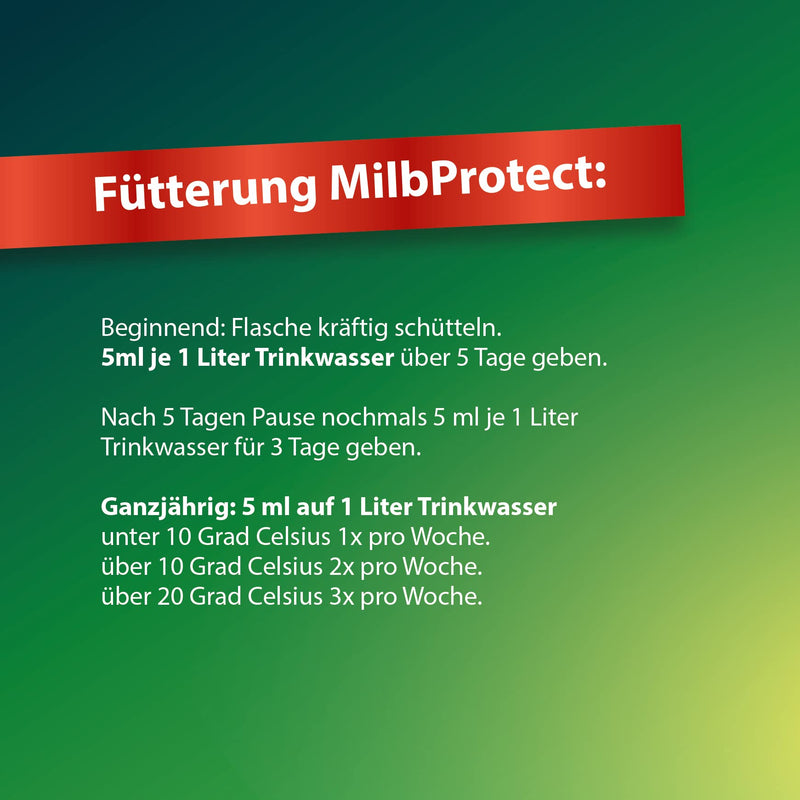 Röhnfried MilbProtect 500 ml I naturally keep mites away I supplementary feed for poultry I promotes appetite I herbs I all-season product - BeesActive Australia