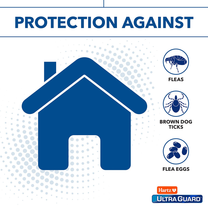 Hartz UltraGuard Plus Flea & Tick Home Spray, Kills Fleas and Ticks, Clean Fresh Scent, 16 Ounce (Pack of 2) 16 Fl Oz (Pack of 2)