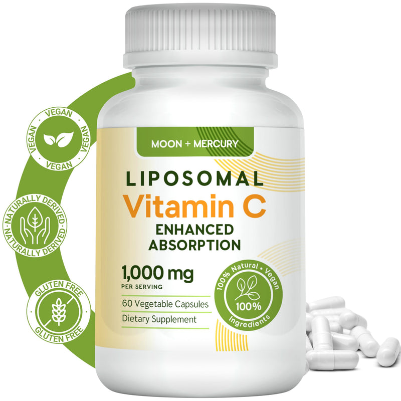 Liposomal Vitamin C Supplement, 1000mg, 60 Capsules | Lipid-based vitamin C formula with 1000mg per serving; 60 capsules, non-GMO and free from soy, gluten and dairy.