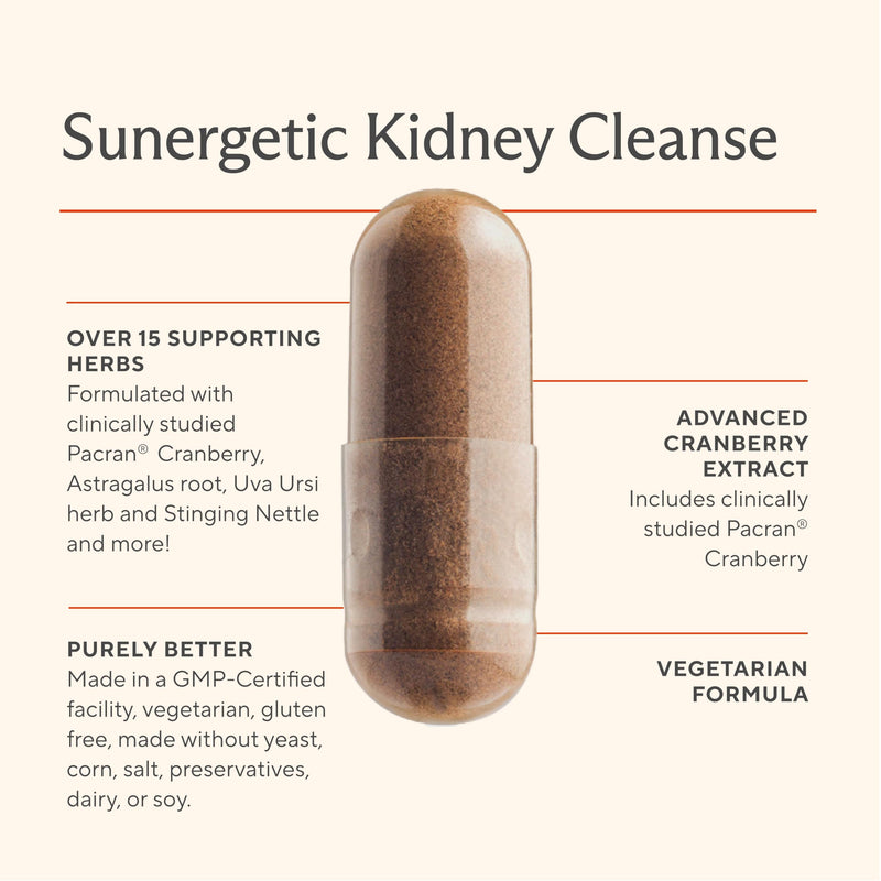 Premium Kidney Cleanse Supplement – Powerful Kidney Support Formula With Cranberry and Astragalus- Helps Support Healthy Kidneys & Urinary Tract Support - Kidney Cleanse Detox & Repair – 60 Capsules 60 Count (Pack of 1) - BeesActive Australia