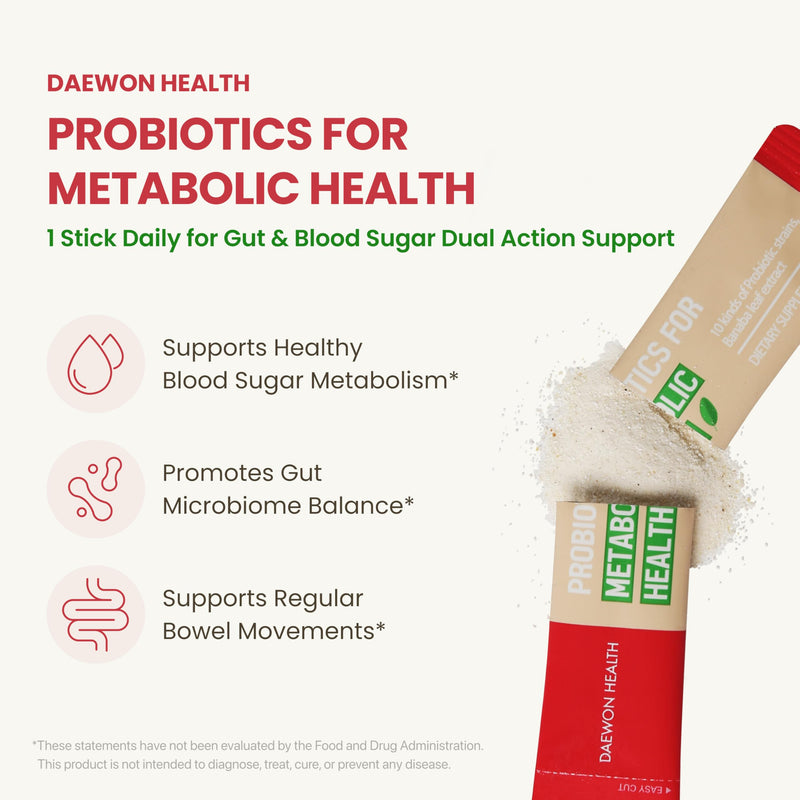 Probiotics Powder, 20 Billion CFU + Prebiotics, 30 Sticks | 10 strains with banaba leaf for gut, immune & metabolic support - sugar free, keto friendly, melts in mouth, no water needed