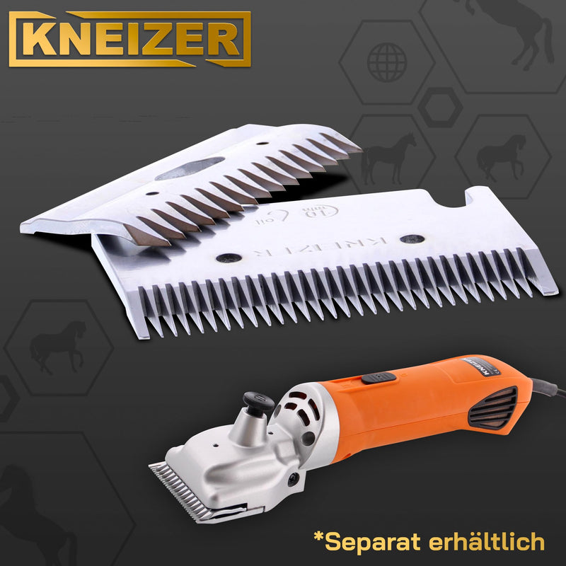 KNEIZER replacement blade set for horse clippers - high-quality steel scissors set - upper and lower blades - suitable for all horse breeds - BeesActive Australia