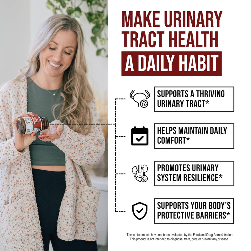 CranEaze®: Cranberry Juice Extract Plus D-Mannose – 36 mg PAC, 100% Soluble PAC - Supports Urinary Tract Health – Most Effective Cranberry Pills for Women, UTI Cranberry Supplement - 60 Capsules 60 Count (Pack of 1) - BeesActive Australia