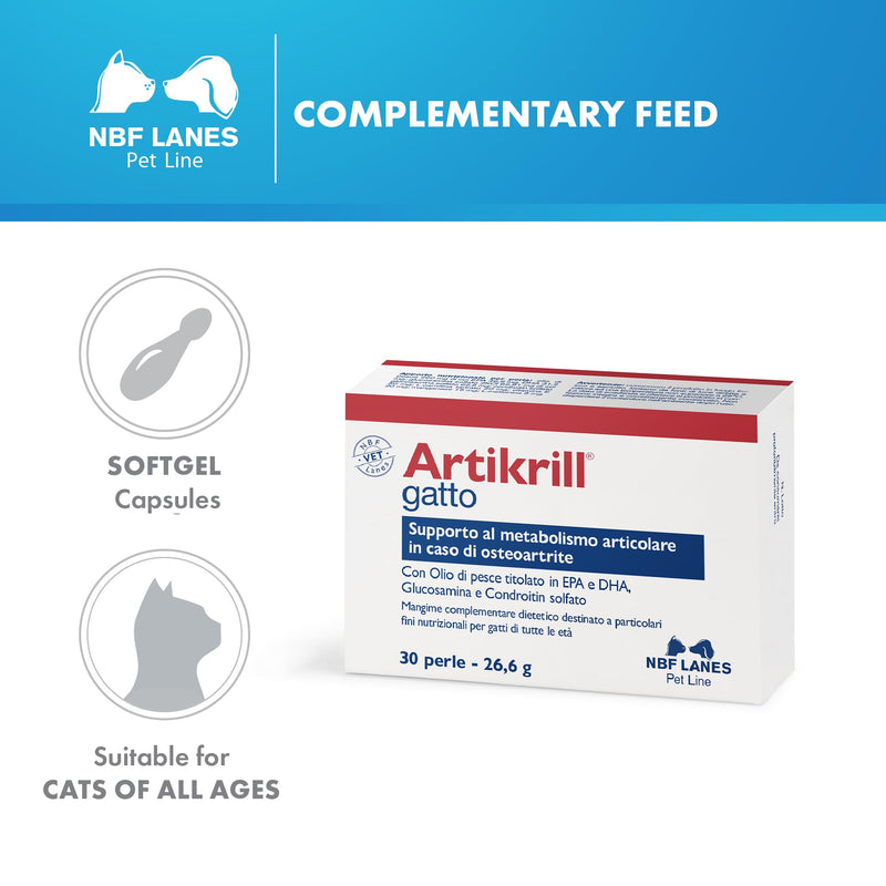 Artikrill Gatto - Cat Against Inflammation Articular 30 Pearls