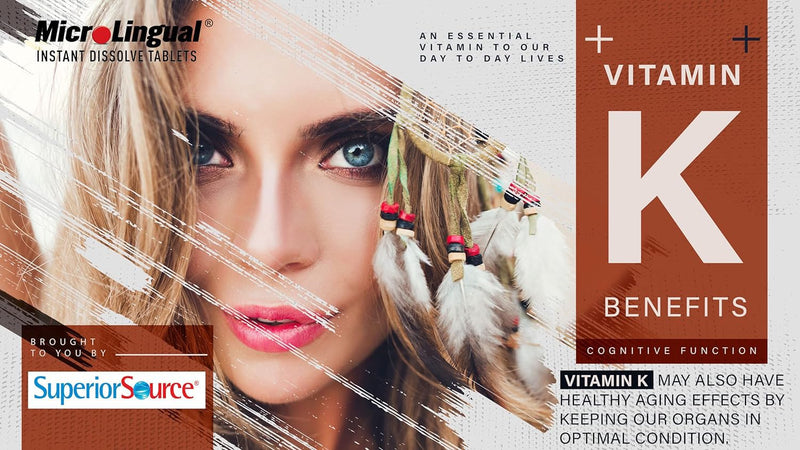 Superior Source Vitamin K1 500mcg - BeesActive Australia