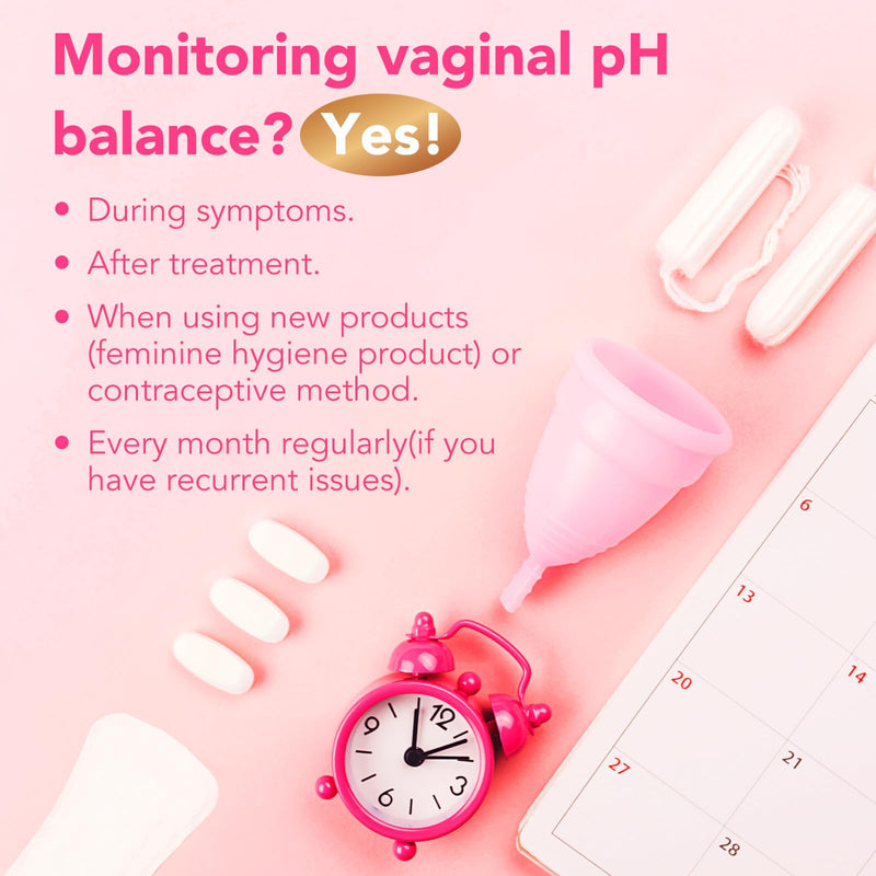 Easy@Home Vaginal pH Test -10 Strips | BV Test Kit at Home for Women | Yeast Infection Test + pH Balance for Women 1 Count (Pack of 10)