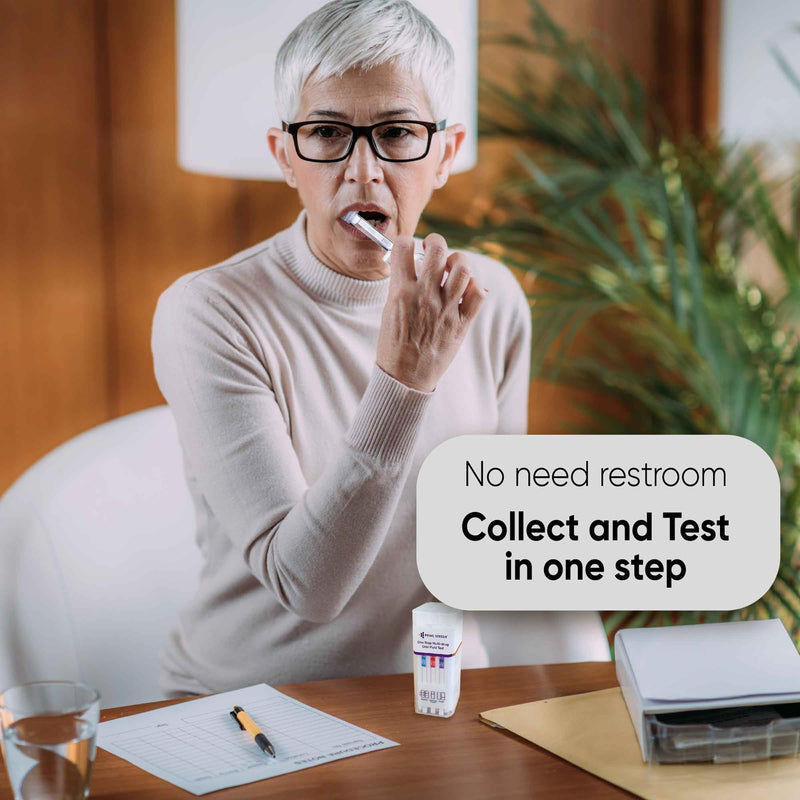 Prime Screen [5 Pack] 5 Panel Oral Saliva Test Kit (AMP, COC, MET, OPI, THC) - ODOA-256 - BeesActive Australia