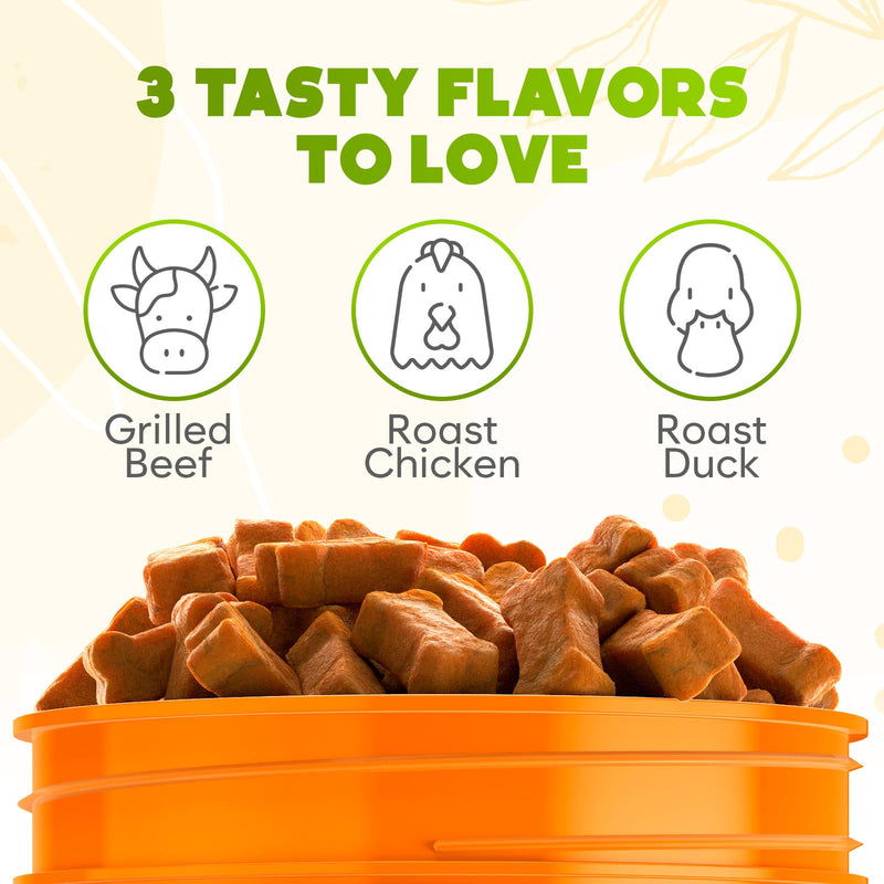 ZENO Probiotics for Dogs Chews 150Pcs - Digestive, Gut Health & Diarrhea Support - Chews for Dogs - US Formula with Probiotics, Enzymes & Natural Ingredients - Roast Chicken
