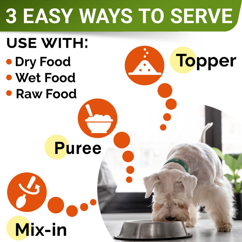 STRELLALAB Pumpkin for Dogs - High Fiber Powder Supplement - Stool Consistency and Softener - Digestion Support - Made in USA - 6.0 OZ - Natural Pumpkin - BeesActive Australia