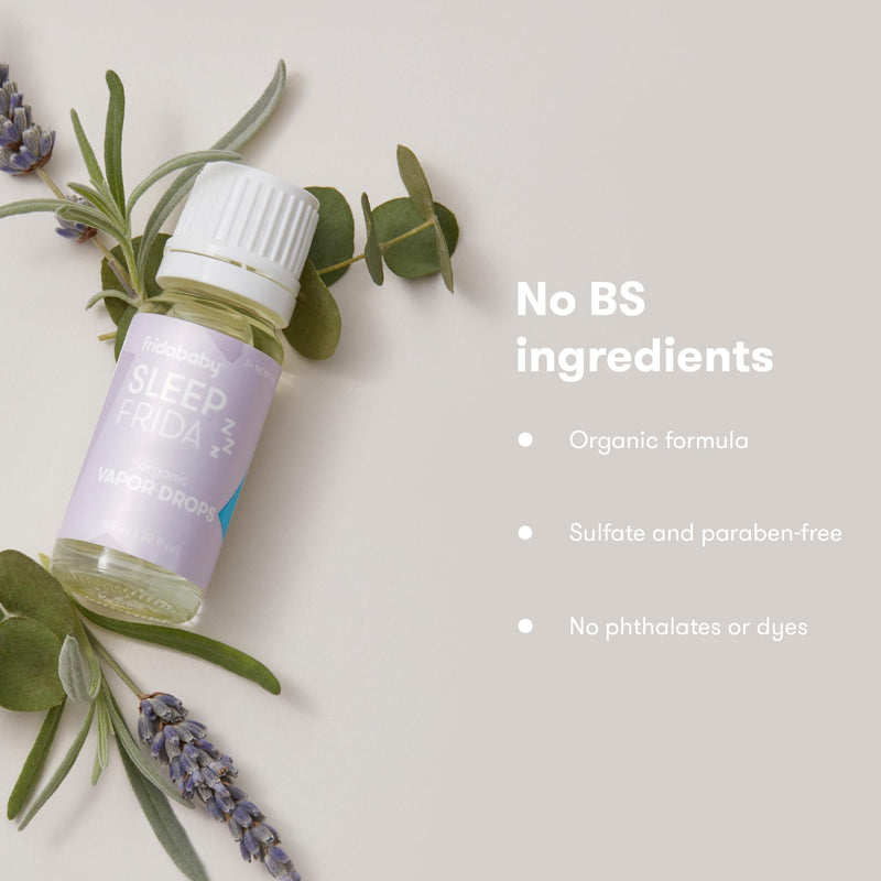 Frida Baby Natural Sleep Vapor Bath Drops, Lavender Essential Oil Bath Drops for Bedtime, Relaxing & Calming Aromatherapy Oil for Better Sleep - BeesActive Australia