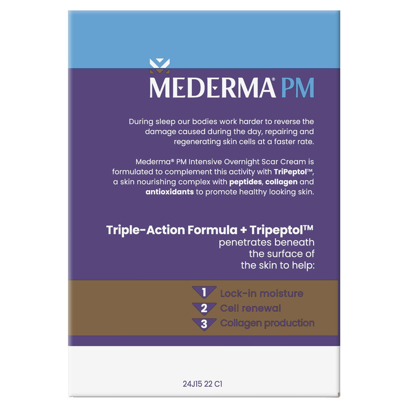 Mederma PM Intensive Overnight Scar Cream - Advanced Scar Treatment with Tripeptol, Works While You Sleep 1.7 Ounce - BeesActive Australia