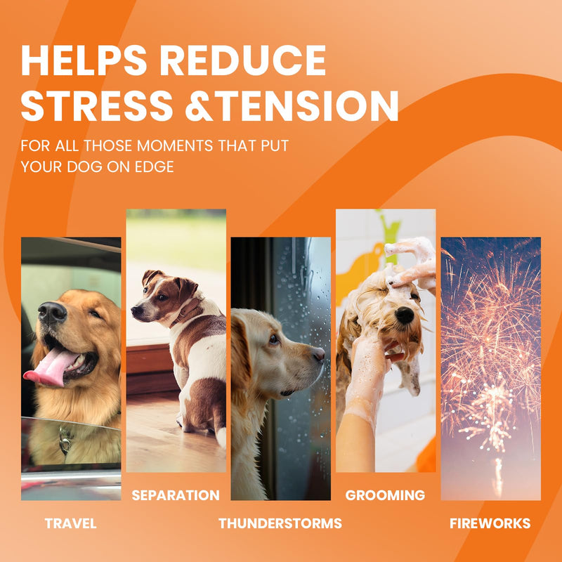 Calming Dog Treats, 200 Count Hemp Calming Treats For Dogs | Reduce Stress, Fear, Separation Anxiety, Barking, Hyperactivity, Reactivity, Aggression, Travel Issues | 100% Natural Dog Calming Treats Chicken-200count