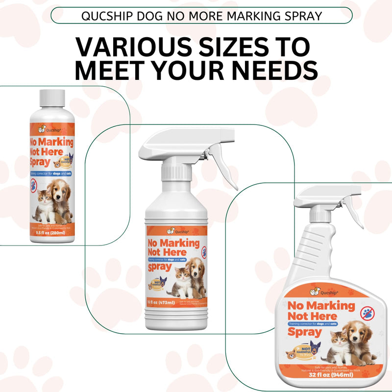 16oz Stay Away Here Pee Spray to Train Dogs for Outdoor Pee, Stop Dogs from Urinating Indoors, Not Here Dog Spray, Effective Dog Stay Away Spray for Training 16.0 Fl Oz