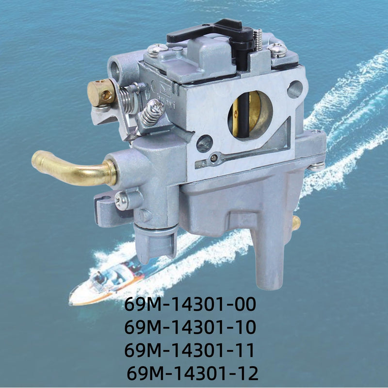 Boat Motor Carburetor Assy for Yamaha 4-Stroke F2.5 2.5HP Outboard Engine Replace 69M-14301-00 69M-14301-11 69M-14301-12 - BeesActive Australia