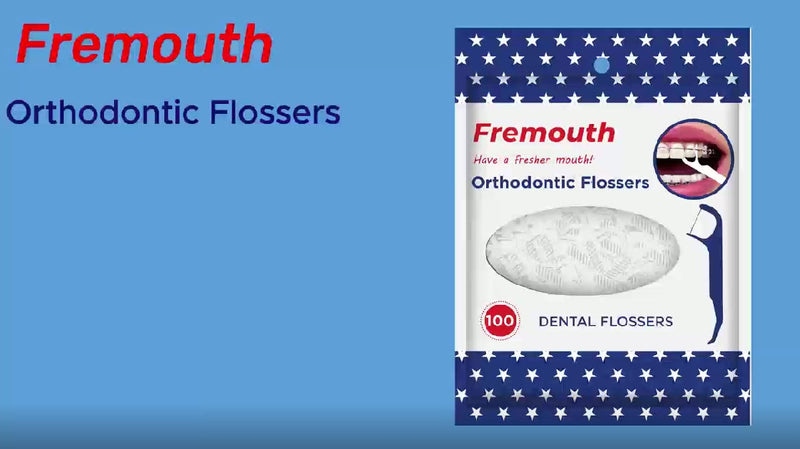 Fremouth Orthodontic Flossers for Braces - Ortho Floss Picks, 500 Count